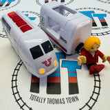 BRIO Motorized Travel Train with Figure (No Remote) 33510 Wooden - Used