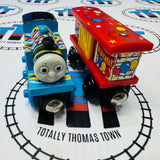 Happy Birthday Thomas & Box Car (Learning Curve) Fair Condition Wooden - Used