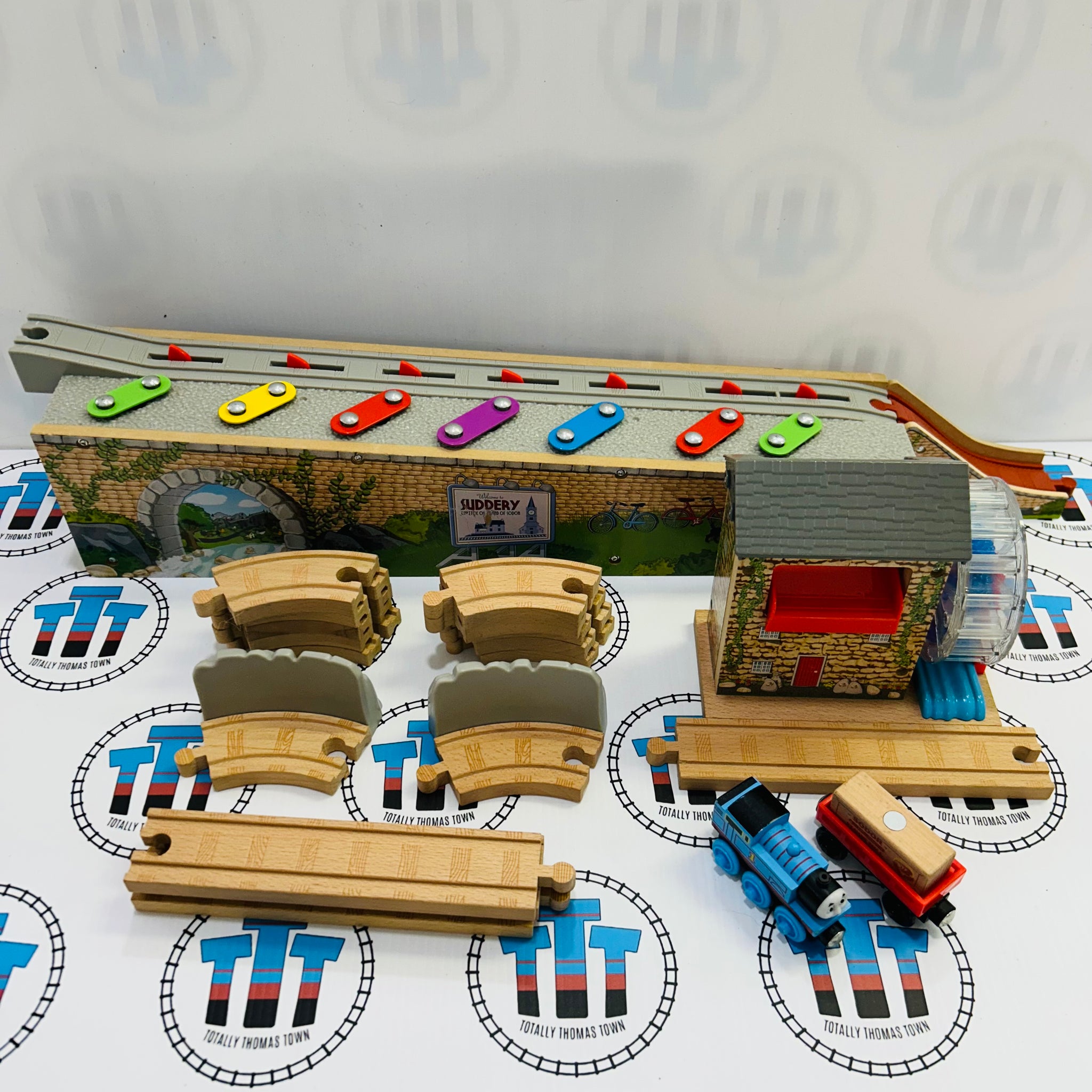 Musical Melody Tracks Set #1 with Train (Track No Road) One Glued