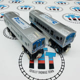 MTA Metro-North Railroad 2-Car Set Other Brand Train Wooden - Used