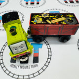 Dirty Scruff and Garbage Car (Learning Curve) Fair Condition Wooden - Used