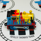 Paint Splattered Thomas Missing Lamp Capsule Plarail Wind Up - Used