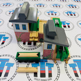 Sawmill Depot with Henry’s Log Car (2002) and 2 Logs #3 Good Condition Wooden - Used