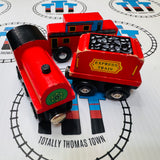 241 Express Train and Caboose Fair Condition Other Brand Train Wooden - Used