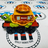 Bruce the Turtle AlphaZoo Train Peeling Sticker Wooden - Used