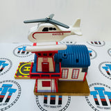 Harold's Heliport with Helipad Lights and Sound Noisy #1 Wooden - Used