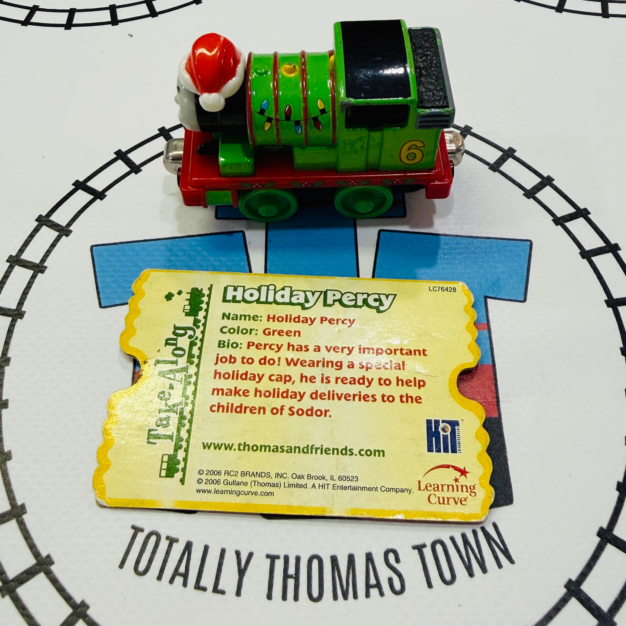Holiday Percy with Lights (2002) with Bent Character Card Used