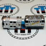 Cassiopeia Front and Rear Car Wind Up Capsule Plarail - Used