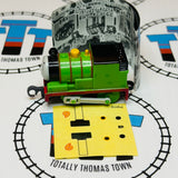Percy Newer Face NO Rail Pull Along Capsule with Stickers Plarail - New in Opened Package