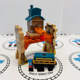 Misty Island Crane with Cargo Car Wooden - Used