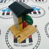 Stop and Go Museum with Knob #2 Chipping Paint Fair Condition Wooden  - Used