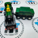 BRIO Great Western Lord of the Isles Vintage #33430 Broken Funnel Wooden - Used