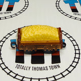 Orange Clear Glitter Troublesome Truck with Tan Gravel Cargo Pull Along Capsule Plarail - Used