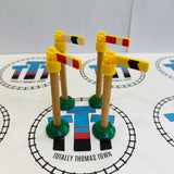 Set of 4 Signals #1 (Learning Curve) Clickity Clack Wooden - Used