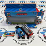 Jet Engine with Surprised Thomas Motorized Battery Powered Noisy/Discoloured with Card Wooden - Used in Box