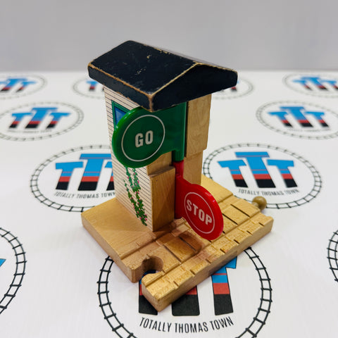 Stop and Go Clickity Clack Poor Condition Wooden  - Used