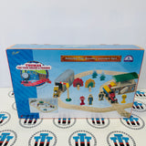 Around the Barrel Loader Set with Trains! Wooden - New in Box