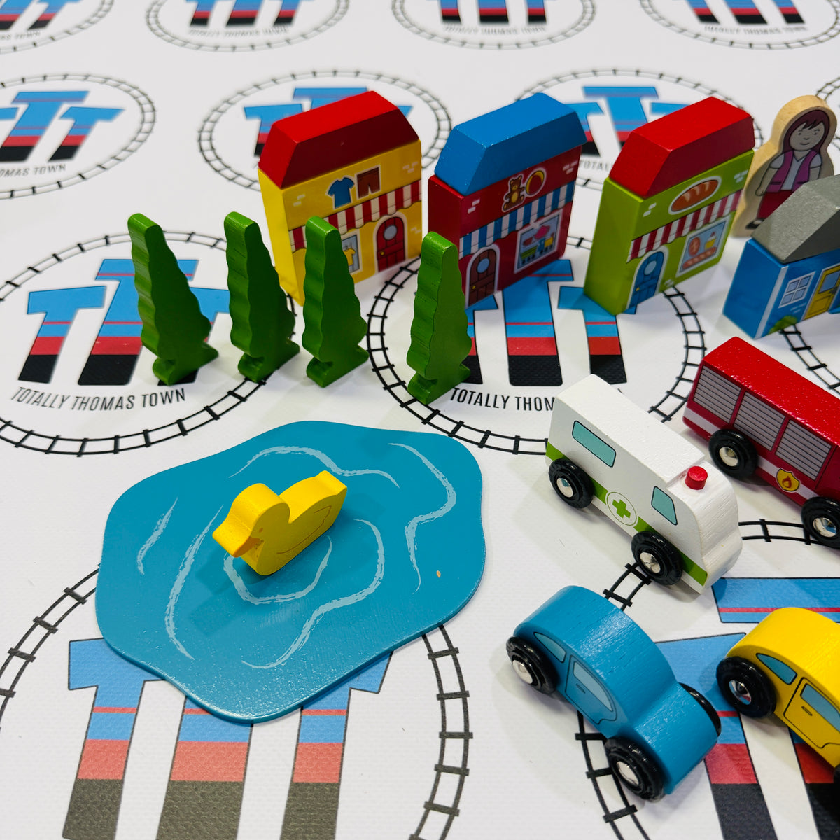 Trackside Accessory/Expansion Set BIGJIGS Rail Wooden - New in Opened ...