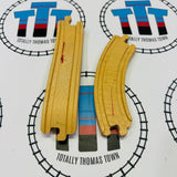 Busy Island Set #1 Complete Fair Condition/Marked Track with Thomas, Passenger Coach, Cargo Car and Jeremy (Thomas Wood Mattel) - Used