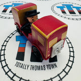 Bertie with Sir Topham Hatt (Thomas Wood 2018 Mattel Unpainted) Good Condition Wooden - Used