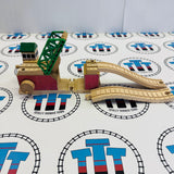 Lifting Bridge with Ascending Track #13 Clickity Clack No Signs Wooden - Used