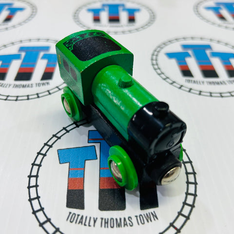 BRIO 33605 Green Engine Wooden - Used