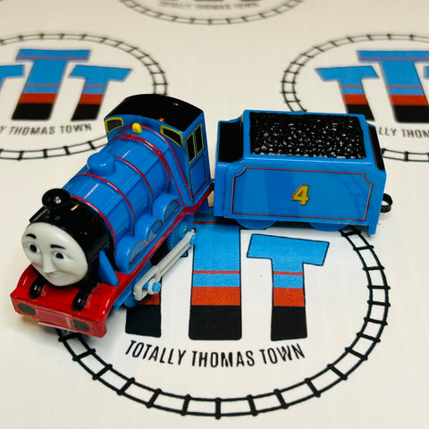 Gordon Missing Stickers Capsule Plarail Pull Along One Eye Smaller than the Other - Used