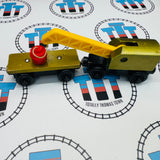 Breakdown Train & Flatbed Older Style (Learning Curve) Fair Condition Chipping Paint Wooden - Used