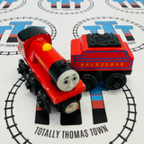 Mike & Tender (Learning Curve 1998) Rare Fair Condition Wooden - Used