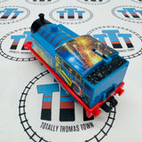 Hyper Glow Night Delivery Thomas (2017 Mattel) Autocollant déchiré d'occasion - Trackmaster Revolution