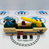 BRIO Lighthouse Boat with Cargo and Person (Poor Condition) 33677 Wooden - Used