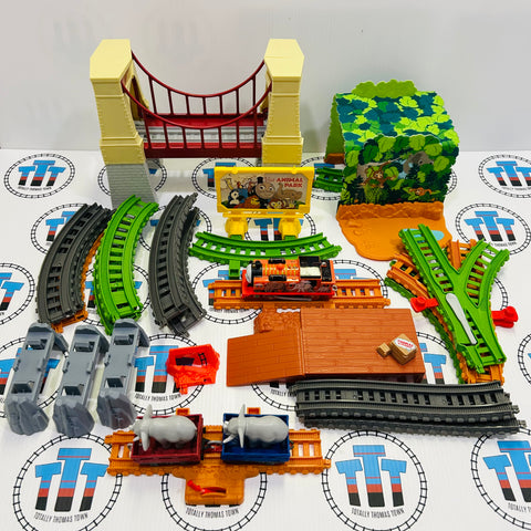 Nia and the Elephant Set with Train Complete Used - Trackmaster Revolution