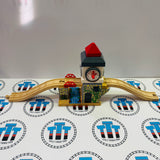 Sodor Clock Tower with Track #1 Stiff to Turn Clockwise and Doesn’t ding sides are a little loose Wooden - Used