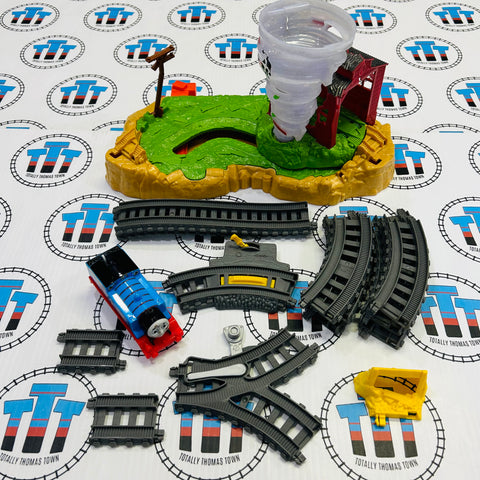 Twisting Tornado Set Modified with Thomas (See Notes) Used - Trackmaster Revolution