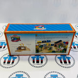 Pedestrian Bridge Rare #1 (Marked Track/Writing on Bases) Wooden - Used in Box