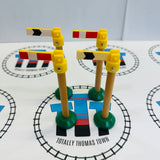 Set of 4 Signals #1 (Learning Curve) Clickity Clack Wooden - Used