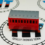 Red Narrow Gauge Coach Grey Roof NO FACE Pull Along Capsule Plarail - Used