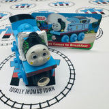 Thomas Comes to Breakfast with Card (Learning Curve) Good Condition Wooden - Used