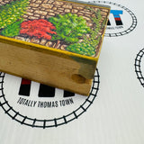 Thomas Stone Tunnel Dark Grey Roof Clickity Clack Fair Condition #1 Stained on Bottom Wooden - Used