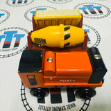 Rusty with Construction Cars (Learning Curve 2001) Very Good Condition Wooden - Used