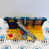 Repair and Go Station at Sodor Steamworks Poor Condition #2 (Chipped Track/Missing Claw/Damaged Oil/Chipped Roof) - Used