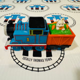 Plastic Pull Back Easter Bunny Thomas - Used