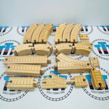 Complete Track Pack #2 - Clickity Clack Thomas Brand 60 Pieces Wooden - Used