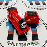 Rail Rocket James and Tender #1 (2018 Mattel) Missing Cape/Different Clip Used - Push Along