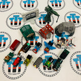 Capsule Plarail Wind-Up and Pull Along Broken Pieces, Missing Pieces, Missing Stickers Fair Condition/Glued Value Pack #4 - Used