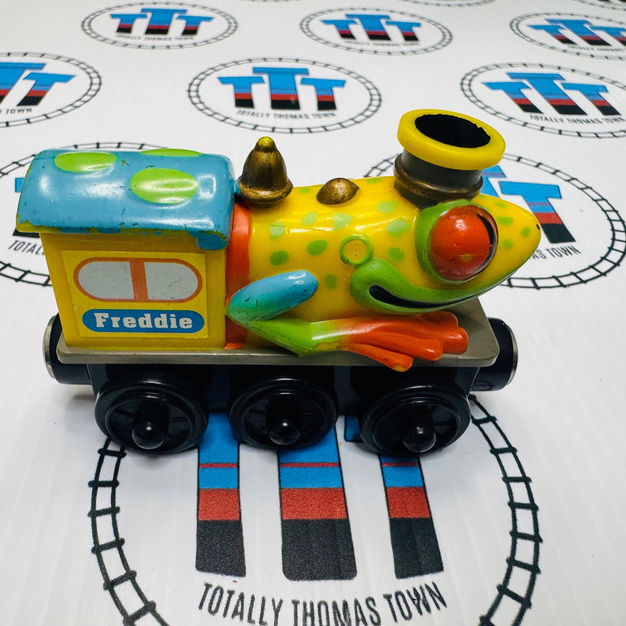 Freddie Frog AlphaZoo Train Wooden - Used – Totally Thomas Town