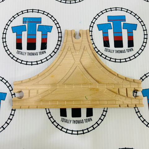 T Switch Track Clickity Clack Marked Wooden Used - Thomas Brand