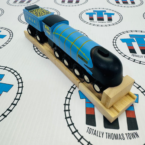 Mallard with Buffer and Track BIGJIGS Rail Wooden - New in Box