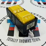 Troublesome Truck Black with Short Hay Cargo (2002) Used - TOMY