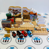 Dustin Comes in First Set with Trains & Book #1 (See Notes) Wooden - Used